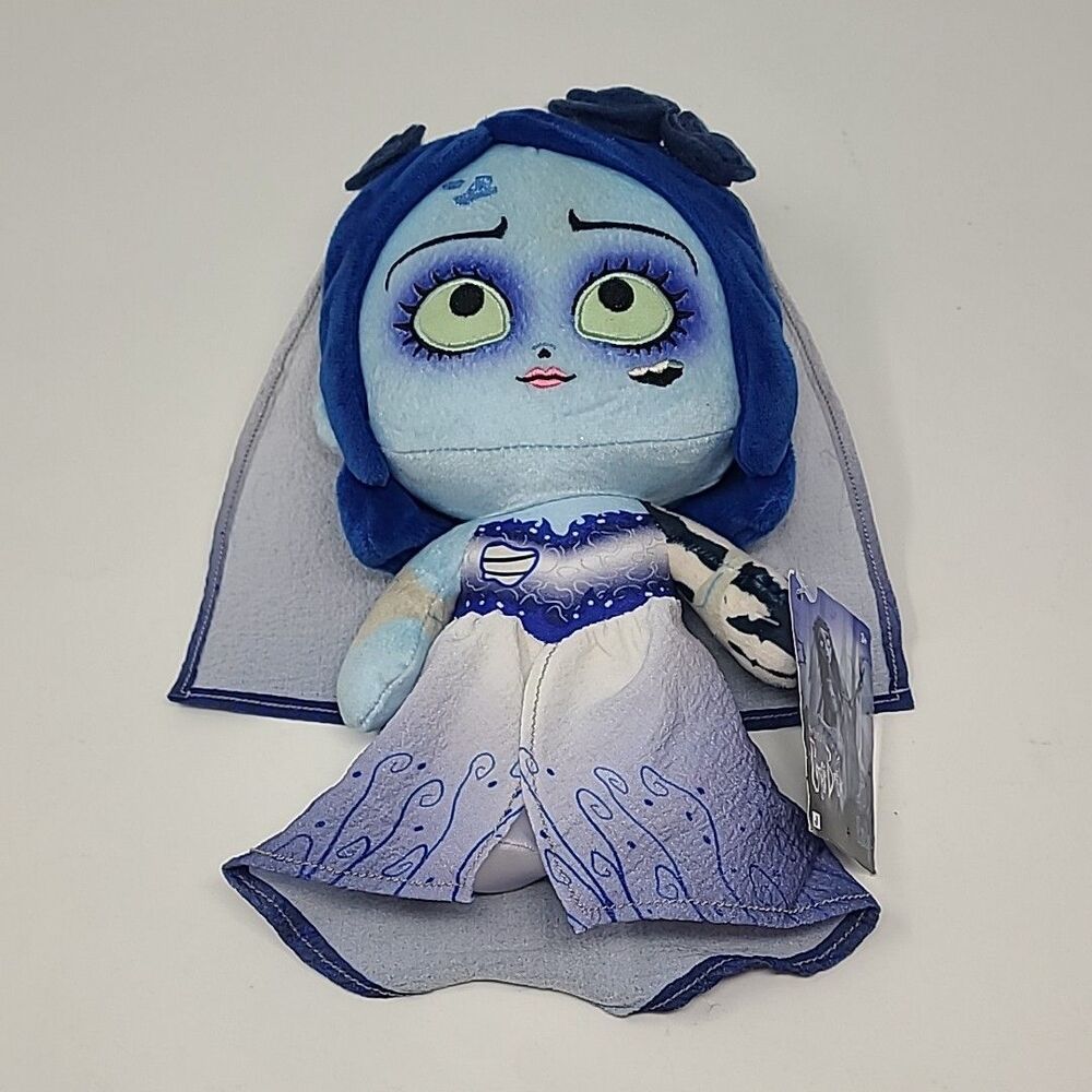 Tim Burton's Corpse Bride Emily  Plush Doll Jazwares New With Tags